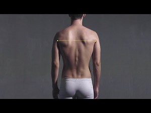 How to measure male across back width