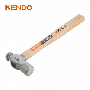 [Hot Item] Kendo Wood Handle Ball Pein Hammer with Forged Steel Head, Overall Heat Treated for Superior Durability
