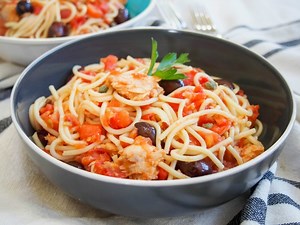 Tuna puttanesca - Caroline's Cooking