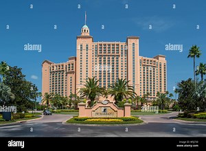 Orlando, Florida. July 16, 2019.   Panoramic view of JW Marriott hotel at John Yaung Parkway area Stock Photo - Alamy