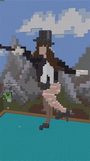 MAGICIAN baddie LEGENDARY build 🪄 #minecraft #build #girl #gaming