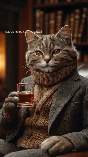 Friday Night 🐱🔥 Cozy Fireplace Cat Living His Best Life ✨