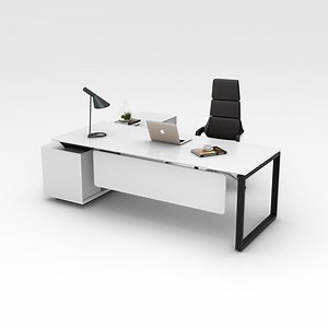 [Hot Item] Luxury Manager Office Furniture Modern L Shaped Executive Table Desk