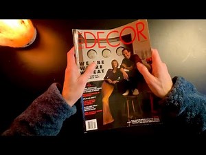 Soft-Spoken ASMR Magazine Flip Through ~ Home Decor & Design Chat