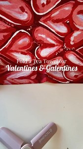 Have fun with your table scape with this fun tea towel hack! 💝 #valentinesday #galentinesday #tablesetting #hack #celebrateeverything #cokerhampton #giftshop | Coker Hampton Drug Company & Gift Shop