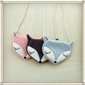 [Hot Item] Cute Fox Shape Messenger Bag Lovely Children One Shoulder Bag Kids Coin Purse Baby Crossbody Bags Girls Dressing Accessories