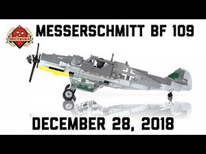 Messerschmitt Bf 109 - WWII Fighter Aircraft - Custom Military Lego