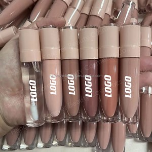 [Hot Item] Essence Girl's Favorites Customized Logo Clear Factory Private Label Shimmer Nude Vegan Glossy Lipgloss Vendor