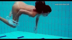 Nata Szilva, a Hungarian teen, showcases her swimming prowess