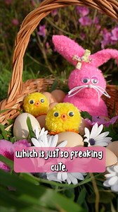 A cute Easter chick DIY🐣 #diy #easter #craft | Fun with Sara