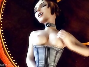 Elizabeth Comstock (Bioshock) gets drilled in Columbia