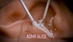 ASMR 高級マイクを水没させて綿棒耳かき（睡眠用, 日本語字幕） #asmr #音フェチ #asmrmassage #asmrvideo