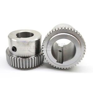 [Hot Item] Nylon Gear Coupling 45 Steel Nylon Sleeve Internal Gear Type Gear Coupling Oil Pump Motor Special Connector High Torque Coupling (14~24mm, NL3 (D66))