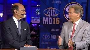 Saban and Finebaum get heated over Cam Robinson