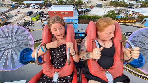 2.3K views · 13 reactions | Tina & Isabella 2nd Ride | Slingshot & Vomatron at Indy Speedway | Facebook