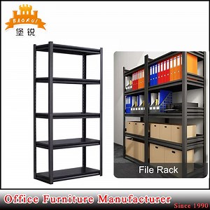 [Hot Item] Office Furniture Metal Black Color File Display Storage Rack