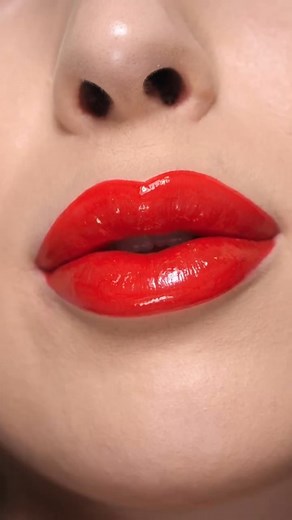 3 comments | Red Glossy Lip look ✨ Using NovaBeauty Blaze lipstick...