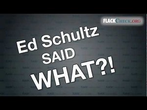 Ed Schultz said WHAT?!: 'slut'
