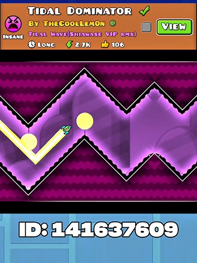 Tidal Dominator #viral #geometrydash #gd #edit #fyp | Tidal Wave