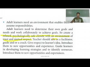 ADULT LEARNING [IN SERVICE EDUCATION]