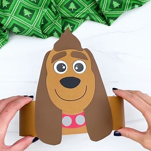 🐶 Grinch's Dog Max Headband Craft ✂️ Get the template on the blog | Simple Everyday Mom