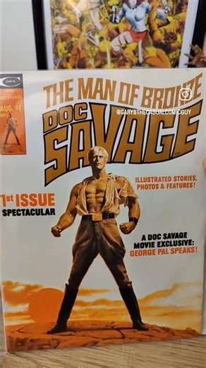 The Man of Bronze Doc Savage 1 with cover art by Roger Kastel