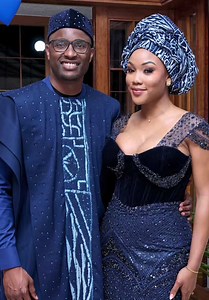 Tenue de mariage traditionnelle pour Marie Michelle — modèle chic