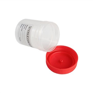 [Hot Item] 40ml Contenedor de Muestra Vaso de Orina Desechable Estéril Copas de Muestra Sin Etiqueta Contenedor de Orina