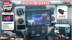 CARPLAY UPGRADE: 2013 Ford F-150 We brought this 2013 Ford F-150...