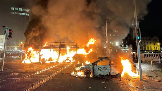 Bus Driver Threatened To Be Killed By Dublin Rioters