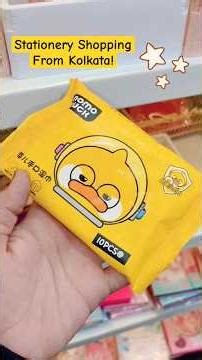 Stationery shopping from Kolkata 🛍️🤓🌈 cute stationery #shorts #cute