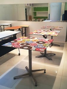 [Hot Item] Debo Machining Friendly HPL Fruits Print Table Tops