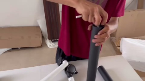 Conference Table, Folding Conference Room Table, Modern White Conference Tables with Wheels Mobile, for Conference Rooms, Offices, Seminar Rooms (2PCS 47.2in)