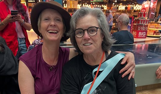 Cynthia Nixon and Rosie O'Donnell reunite in Dublin
