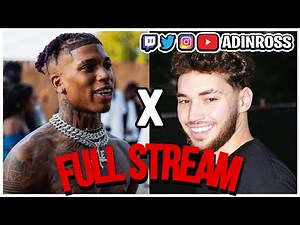 Adin Ross FULL VOD [10/26/22] ADIN ROSS X NLE CHOPPA STRRAM