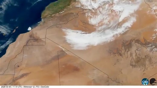 Huge Haboob Sweeps Across North Africa