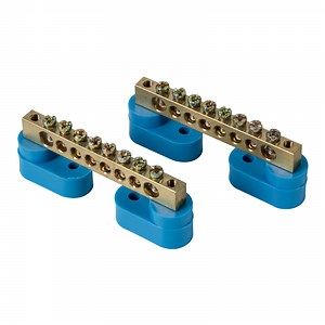 [Hot Item] Brass Wire Screw Terminal Grounding Strip Bus Bar Block Terminal Blocks