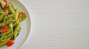 Homemade Penne Pasta Coated Rich Green Stock Footage Video (100% Royalty-free) 3990648189 | Shutterstock