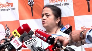 Mumbai (MH) Kishori Pednekar (former BMC mayor) press conference