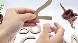 3 Inch Self Adhesive House Numbers, Black Acrylic House Address Letters and Numbers for Outside, Ideal for Garden, Mailboxes, Rooms, Apartments, Offices, and Hotels (N)