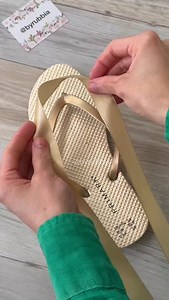 2.1M views · 38K reactions | I challenged myself to upgrade £1 flip flops with just ribbons, here’s how it went. What colour ribbons should I try next? #fyp #byrubbia #instareels #tutorial #diy #ideas #flipflops #holidays #vacation #vacationvibes #accessories #hack #ribbon | Rubbia | Facebook
