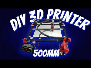 I Built a 500mm DIY 3D Printer – Full Technical Breakdown #3dprinter