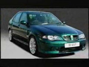 MG Rover brand values advertisment (model range 2004)