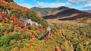 Autumn Fall Foliage Around Railroad Trestle Stock Footage Video (100% Royalty-free) 1109277615 | Shutterstock