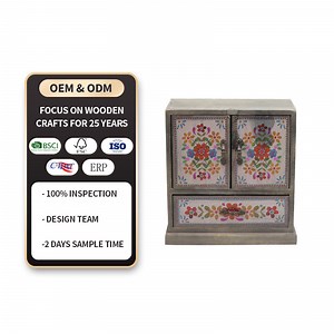 [Hot Item] Wood Desk Organizer, Document and Paper Holder Cabinet with Drawer