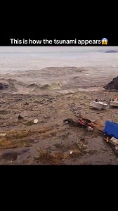 11K views · 24 reactions | This is how the tsunami appears #disasters #danger #flood #tornado #landslide #eathquake #tsunami | Zina's creation | Facebook