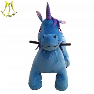 [Hot Item] Hansel Electronics Plush Animal Electric Scooter Coin Operated Rides in The Mall