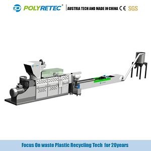 [Hot Item] PP PE Plastic Pelletizing Recycling Line with Combines Function of Crushing, Compacting, Plasticization and Pelletizing