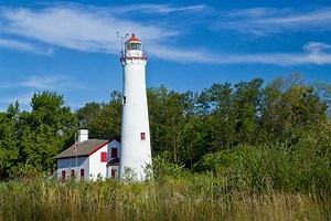 Sturgeon Point Lighthouse Print: Lake Huron Seascape Photography - Etsy