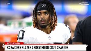 Former Raiders player arrested on drug charges